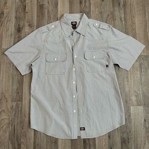 Dickies Short Sleeve Work Shirt Button-Down Men’s Size XL